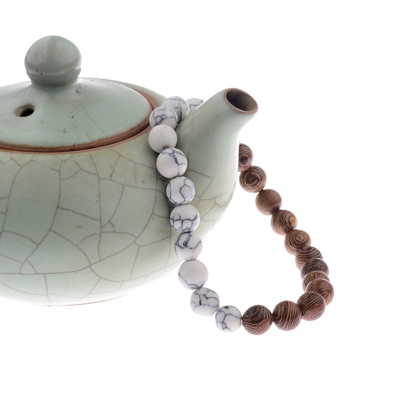 Peris Gems Natural 8mm Wodd Bead Bracelets Unisex | Meditation Bracelet SHEIN Amazon Temu