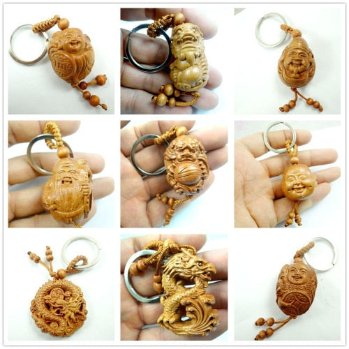 Peris Gems Natural Mahogany Engraved Keychains Unisex SHEIN Amazon Temu