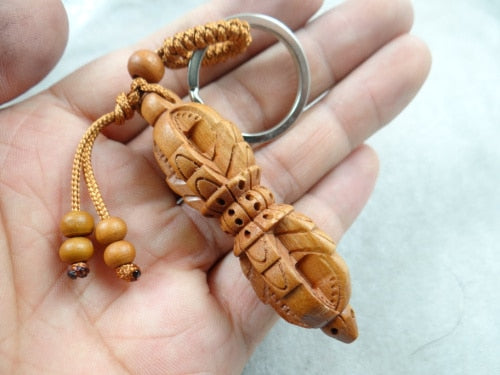 Peris Gems Natural Mahogany Engraved Keychains Unisex SHEIN Amazon Temu