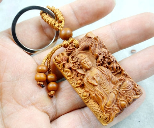 Peris Gems Natural Mahogany Engraved Keychains Unisex SHEIN Amazon Temu