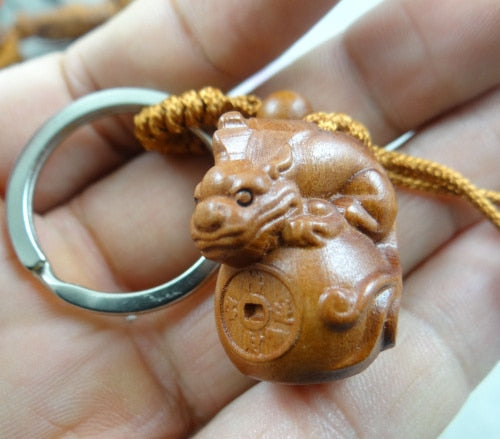 Peris Gems Natural Mahogany Engraved Keychains Unisex SHEIN Amazon Temu