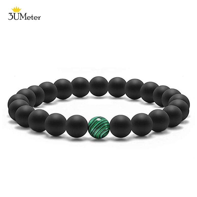 Peris Gems Natural Malachite 2pc Stone Bracelets for Couples and Friends Natural Malachite 2pc Stone Bracelets for Couples and Friend SHEIN Amazon Temu