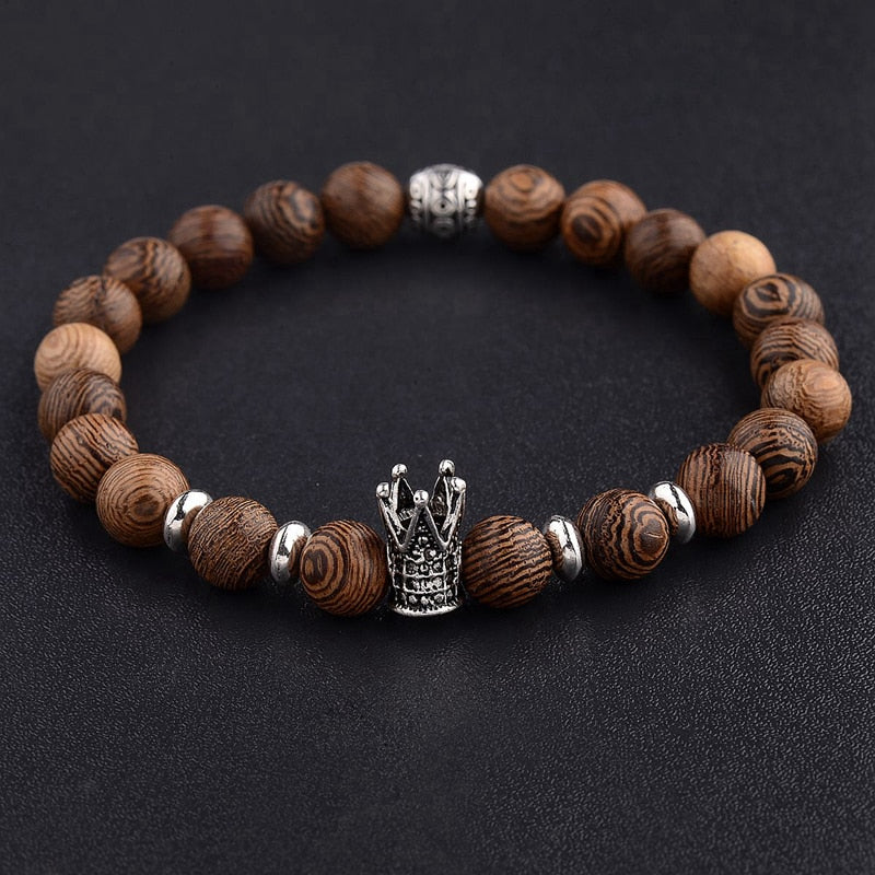 Peris Gems Natural Wood Cross Beads Bracelet Unisex | Wooden Prayer Beads Bracelet SHEIN Amazon Temu