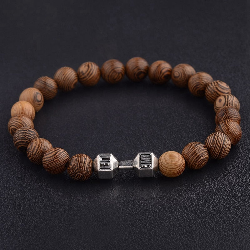 Peris Gems Natural Wood Cross Beads Bracelet Unisex | Wooden Prayer Beads Bracelet SHEIN Amazon Temu