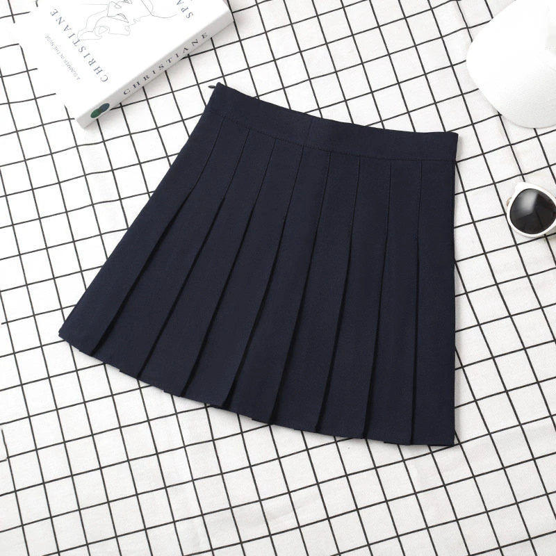 Peris Gems Navy / S Brown Skirt Ladies 2022 Summer Clothes Women&