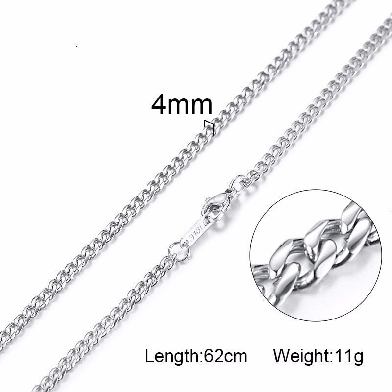 Peris Gems NC-140S-60-1 Paima Link Gold Miami Cuban Curb Necklaces Unisex SHEIN Amazon Temu