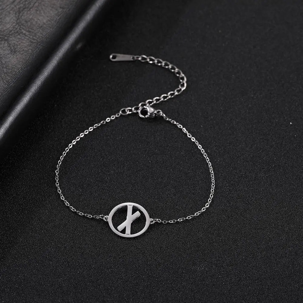 Peris Gems Need / Silver Nordic Viking Rune Charm Stainless Bracelets Unisex SHEIN Amazon Temu