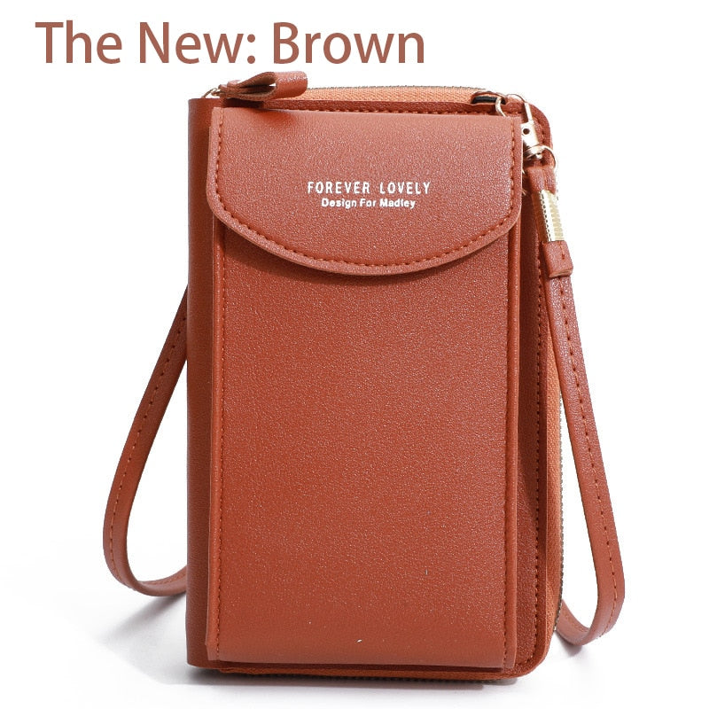 Peris Gems New Brown PU Leather Crossbody Bags for Women | Phone Shoulder Bag SHEIN Amazon Temu