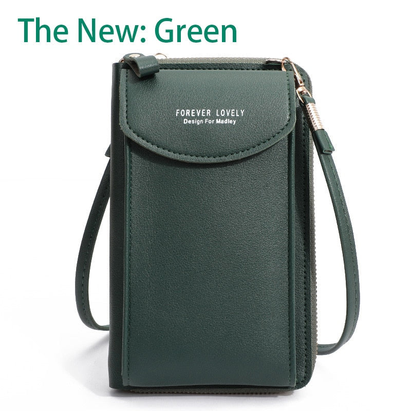 Peris Gems New Green PU Leather Crossbody Bags for Women | Phone Shoulder Bag SHEIN Amazon Temu