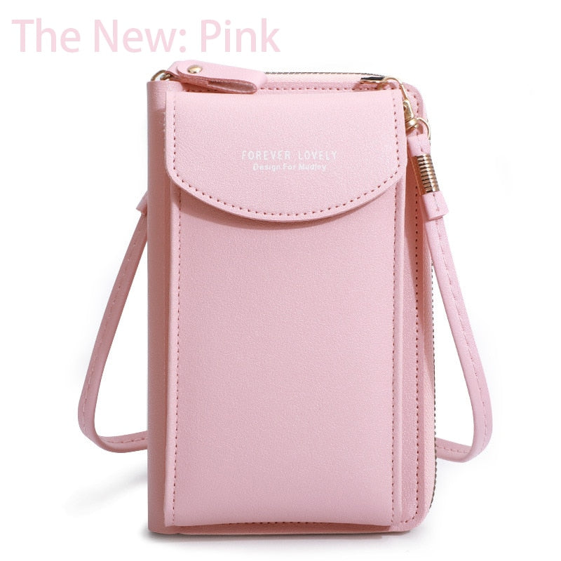 Peris Gems New Pink PU Leather Crossbody Bags for Women | Phone Shoulder Bag SHEIN Amazon Temu
