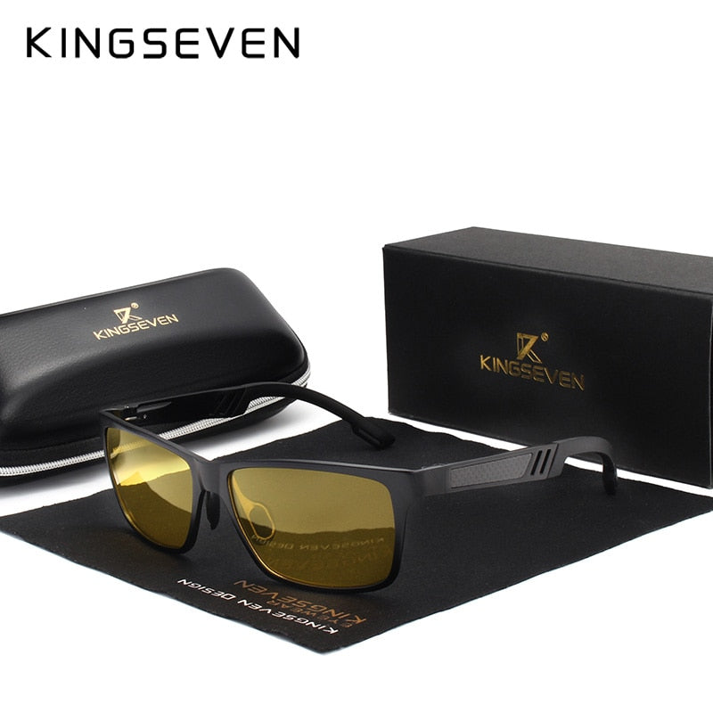 Peris Gems Night Vision Rectangular Aluminum Polarized Sunglasses for Men SHEIN Amazon Temu