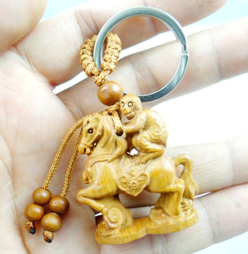 Peris Gems NO.11 Natural Mahogany Engraved Keychains Unisex SHEIN Amazon Temu