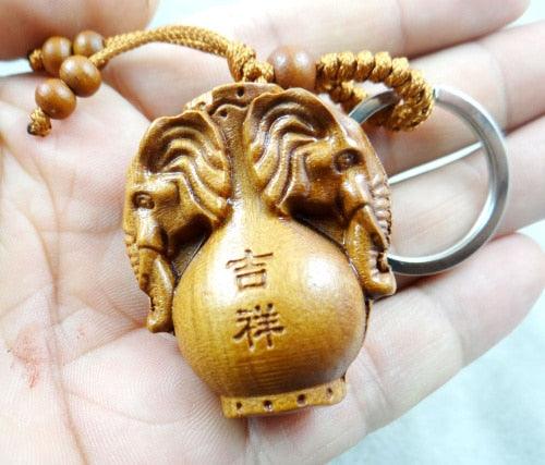 Peris Gems NO.13 Natural Mahogany Engraved Keychains Unisex SHEIN Amazon Temu