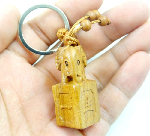 Peris Gems NO.21 Natural Mahogany Engraved Keychains Unisex SHEIN Amazon Temu