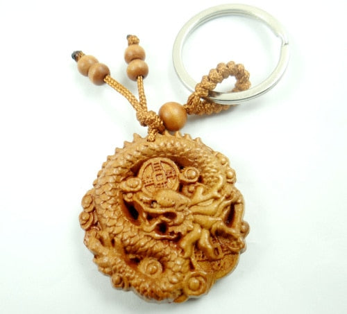 Peris Gems NO.30 Natural Mahogany Engraved Keychains Unisex SHEIN Amazon Temu