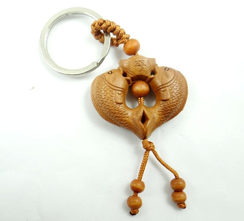 Peris Gems NO.37 Natural Mahogany Engraved Keychains Unisex SHEIN Amazon Temu