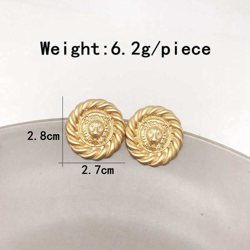Peris Gems No.4 stud Round Gold Pearl Stud Earrings for Women | Spartan Shield Earrings Round Gold Pearl Stud Earrings for Women | Spartan Shield SHEIN Amazon Temu