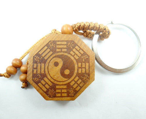 Peris Gems NO.41 Natural Mahogany Engraved Keychains Unisex SHEIN Amazon Temu