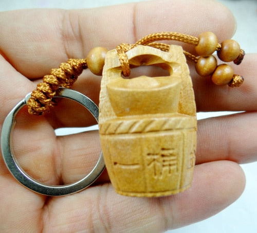 Peris Gems NO.48 Natural Mahogany Engraved Keychains Unisex SHEIN Amazon Temu