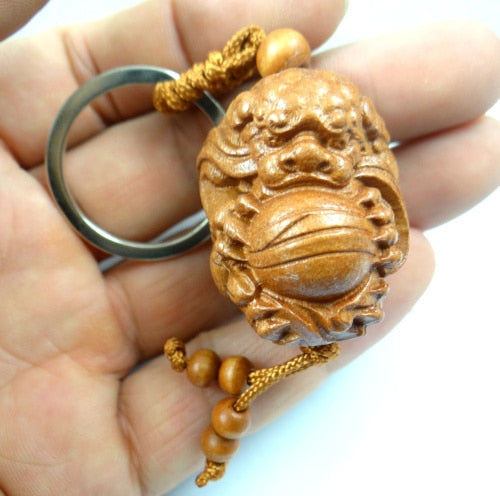 Peris Gems NO.51 Natural Mahogany Engraved Keychains Unisex SHEIN Amazon Temu