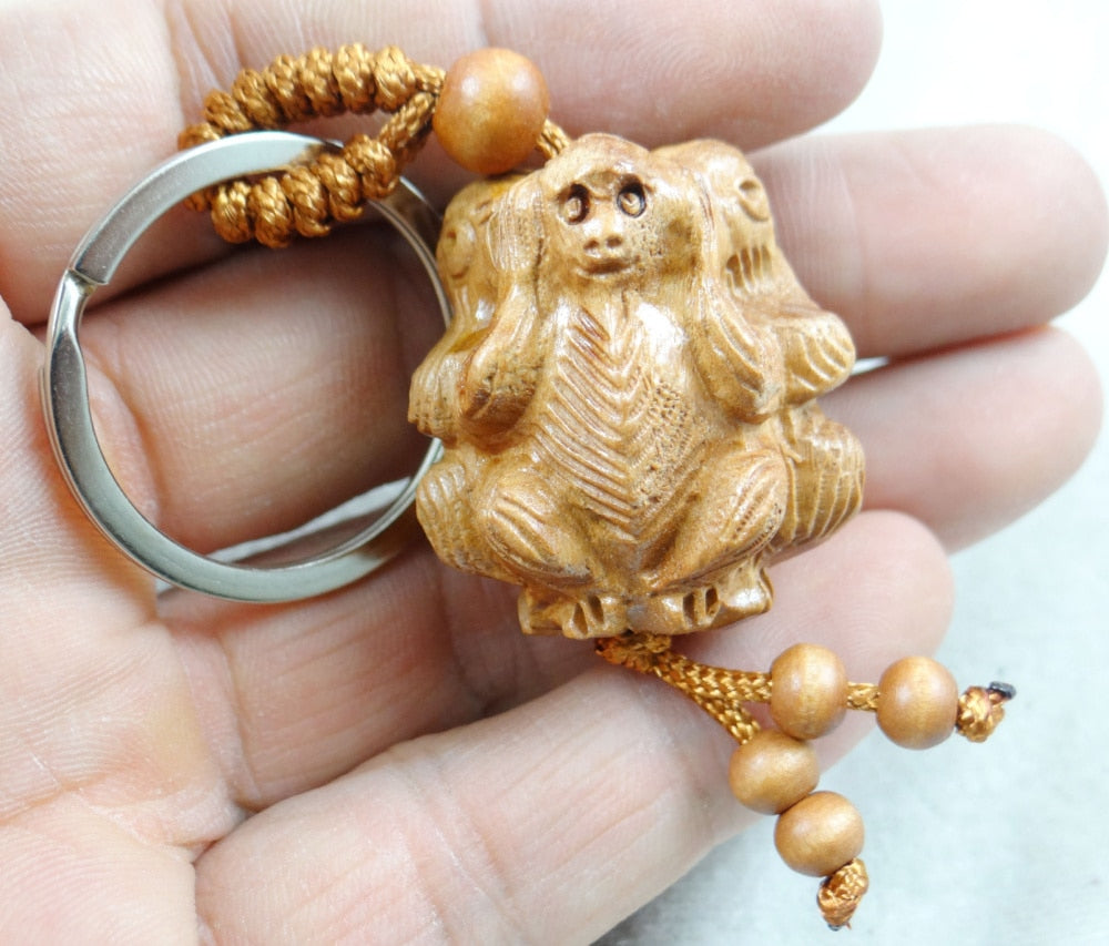 Peris Gems NO.74 Natural Mahogany Engraved Keychains Unisex SHEIN Amazon Temu