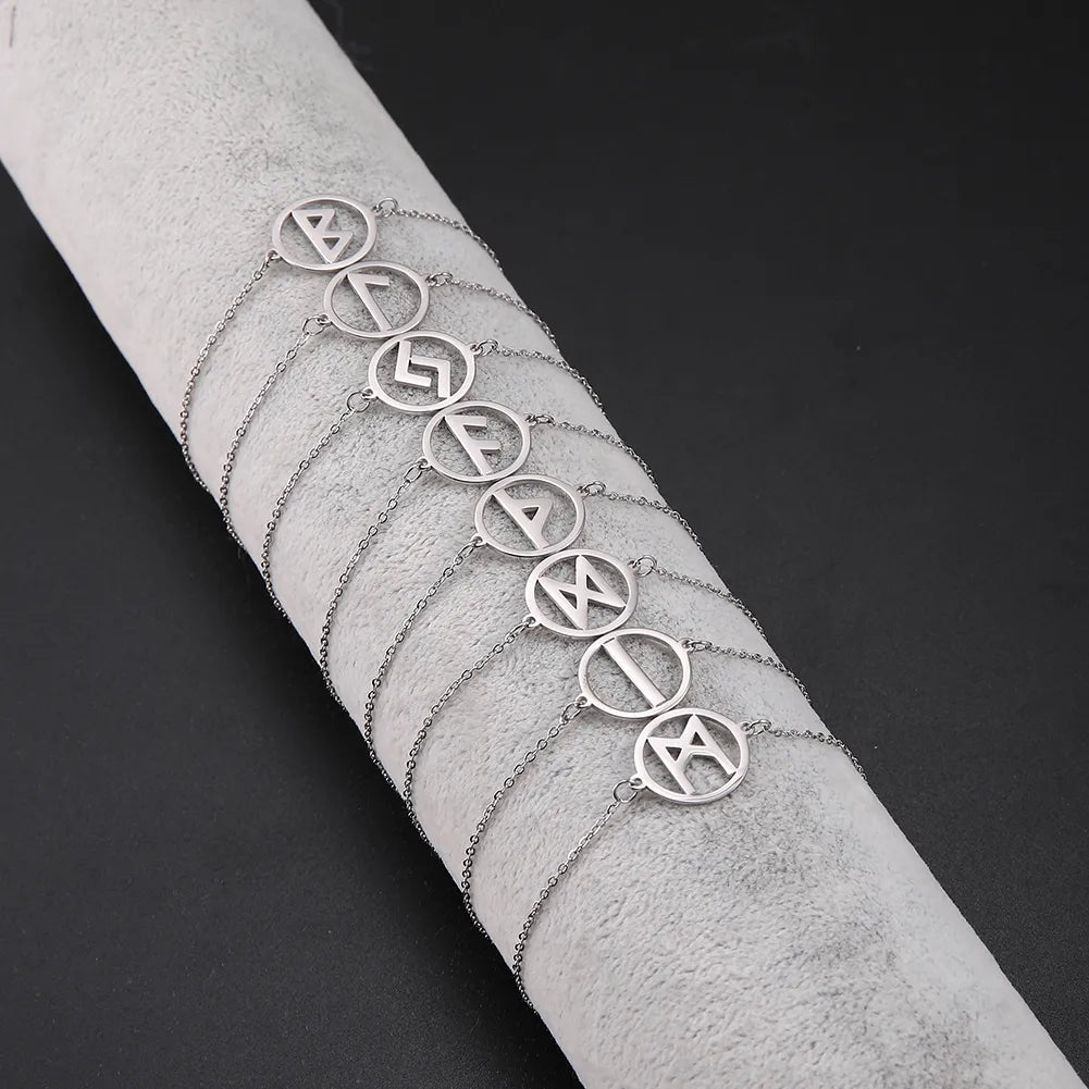 Peris Gems Nordic Viking Rune Charm Stainless Bracelets Unisex SHEIN Amazon Temu