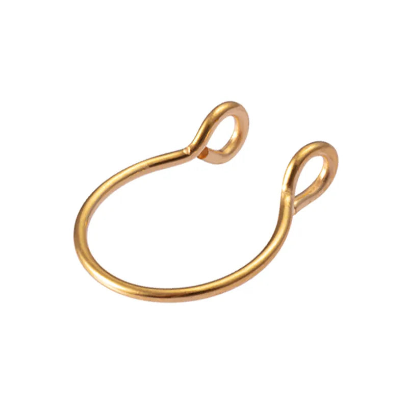 Peris Gems NS13014GD Magnetic Horeshoe Septum Fake Nose Ring Non-Piercing SHEIN Amazon Temu