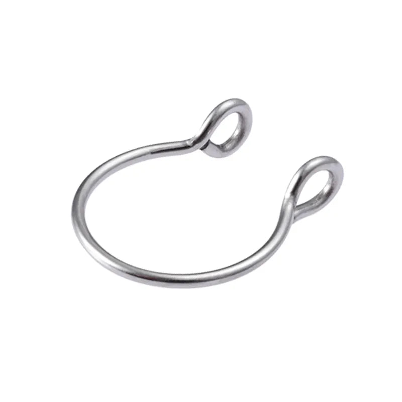 Peris Gems NS13014SL Magnetic Horeshoe Septum Fake Nose Ring Non-Piercing SHEIN Amazon Temu