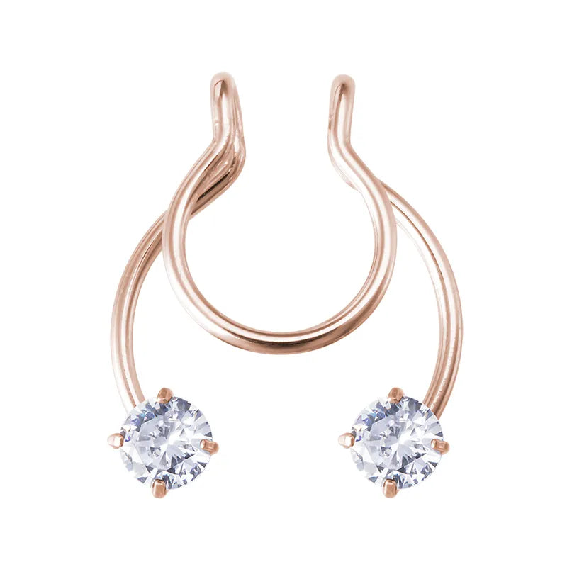 Peris Gems NS13033RG Magnetic Horeshoe Septum Fake Nose Ring Non-Piercing SHEIN Amazon Temu