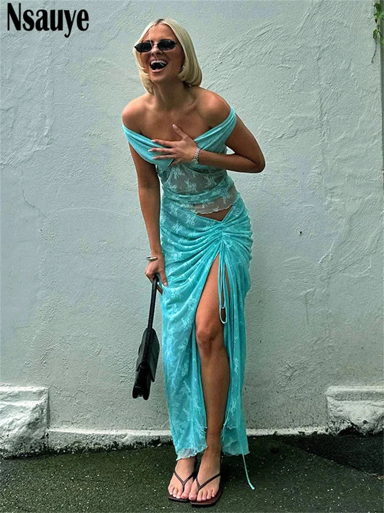 Peris Gems Nsauye Summer 2025 Sexy Club Vest Crop Tops Long Women Elegant Low Waisted Maxi High Split New Fashion Skirt Dress Two Piece Set Nsauye Summer 2025 Sexy Club Vest Crop Tops Long Women Elegant Low Waisted Maxi High Split New Fashion Skirt Dress Two Piece Set SHEIN Amazon Temu