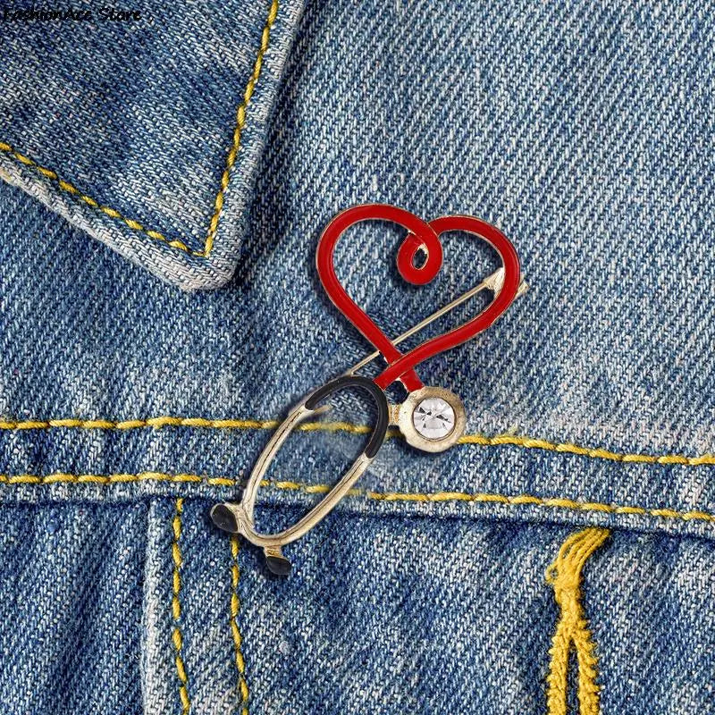 Peris Gems Nurse and Doctor Heart Appreciation Lapel Pins SHEIN Amazon Temu