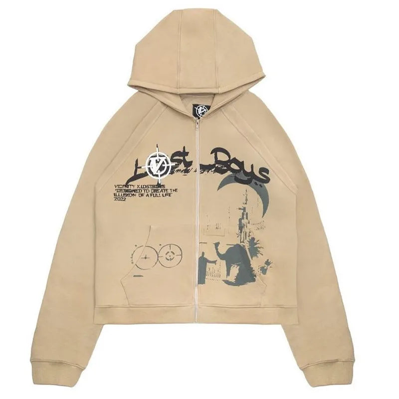 Peris Gems nz647 / S Oversized Goth Y2K Diamond Hooded Grunge Jackets Unisex SHEIN Amazon Temu