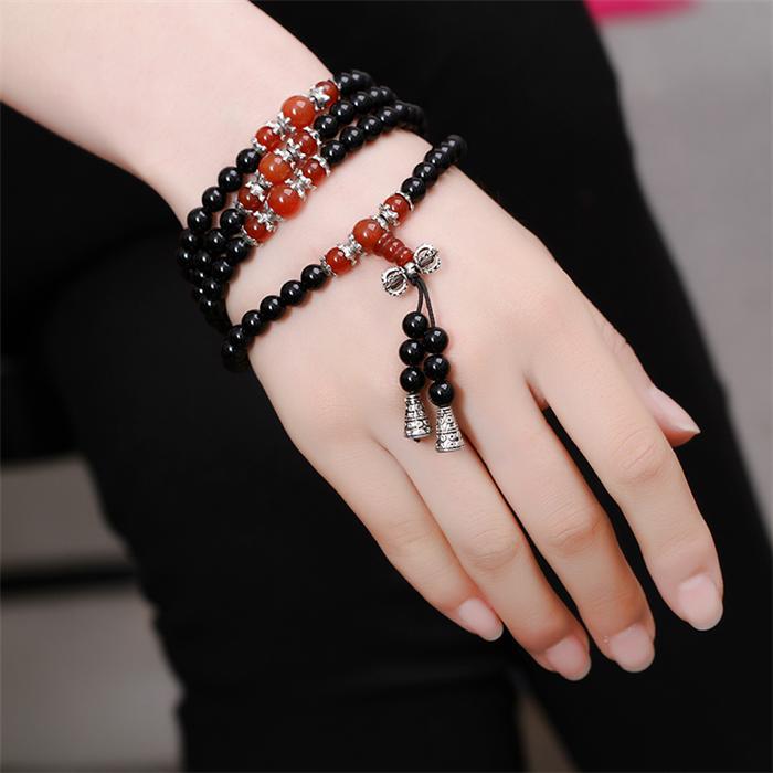 Peris Gems Onyx Tiger Black Eye Bracelets Unisex | Tibetan Buddha Stone Bracelets for Men and Women SHEIN Amazon Temu
