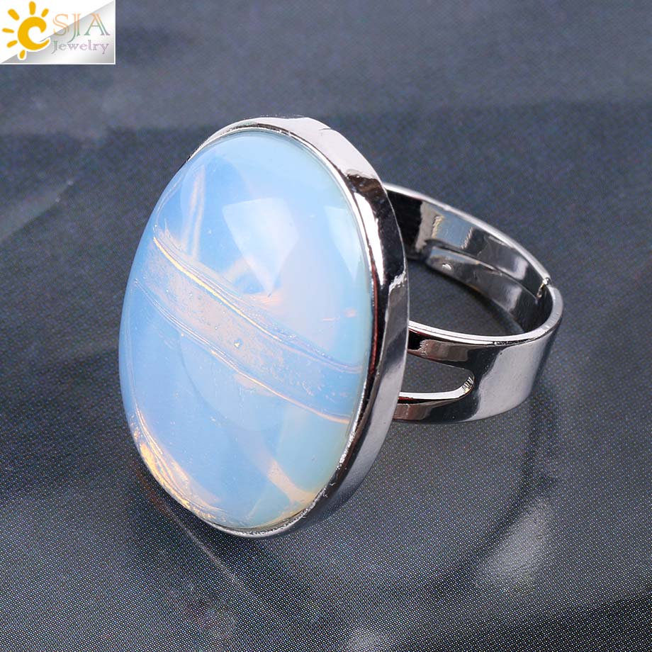 Peris Gems Opal Quartz Tiger Eye Lapis Obsidian Rings Unisex SHEIN Amazon Temu