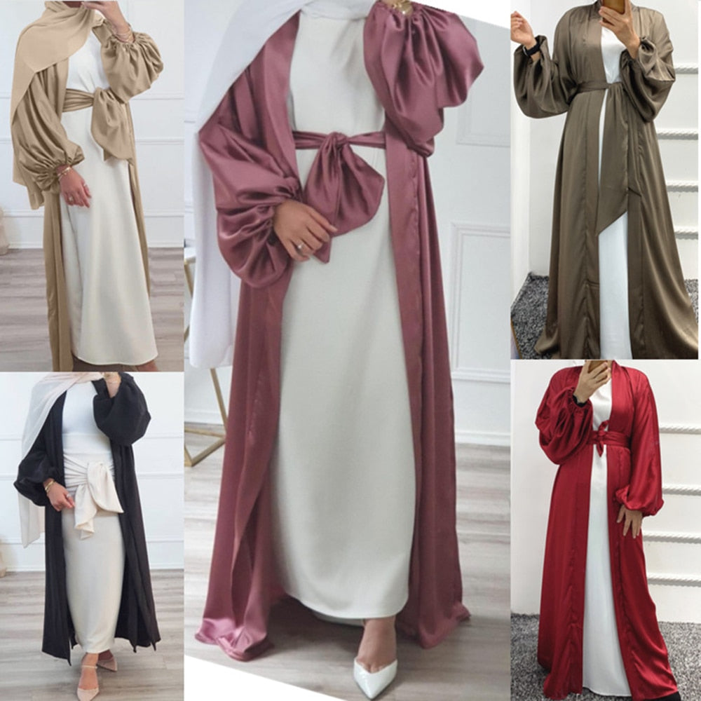 Peris Gems Open Abaya Muslim Caftan Robe for Women | All Season Comfortable Robe Open Abaya Muslim Caftan Robe for Women | All Season Robe SHEIN Amazon Temu