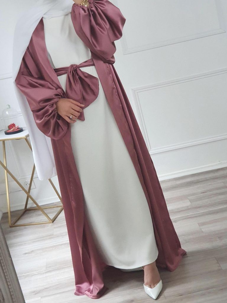 Peris Gems Open Abaya Muslim Caftan Robe for Women | All Season Comfortable Robe Open Abaya Muslim Caftan Robe for Women | All Season Robe SHEIN Amazon Temu