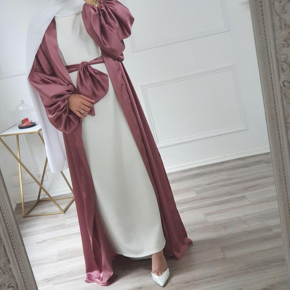 Peris Gems Open Abaya Muslim Caftan Robe for Women | All Season Comfortable Robe Open Abaya Muslim Caftan Robe for Women | All Season Robe SHEIN Amazon Temu