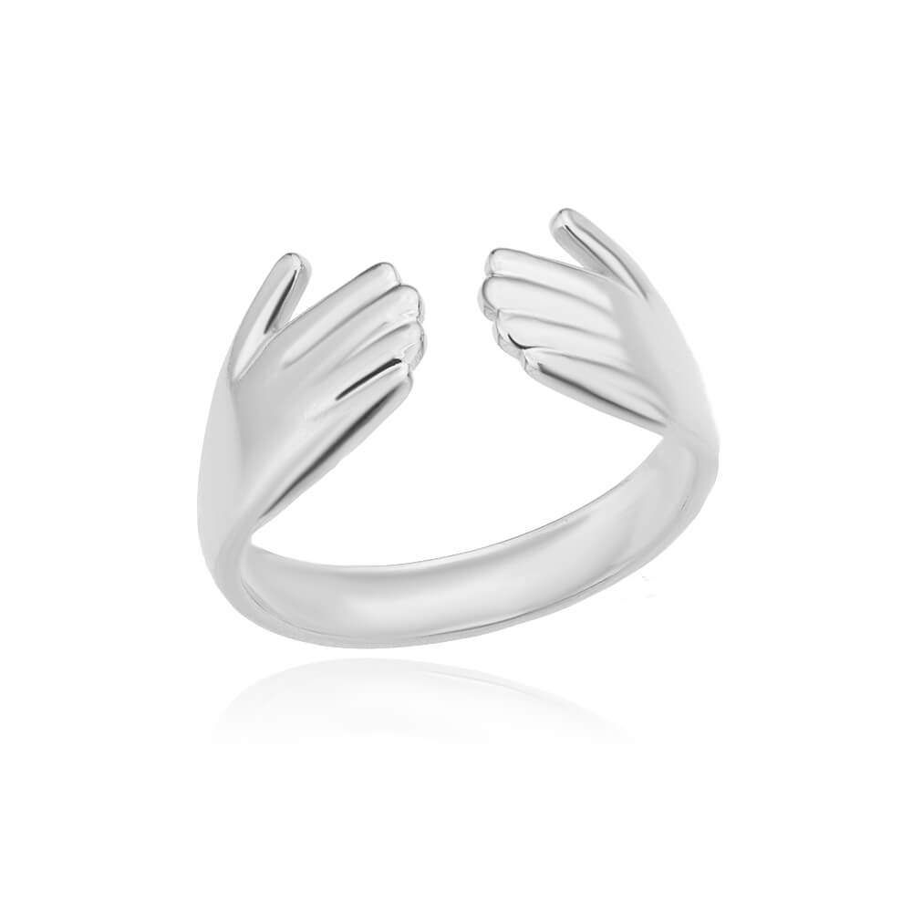 Peris Gems Open Hugging Hands Adjustable Rings Unisex SHEIN Amazon Temu
