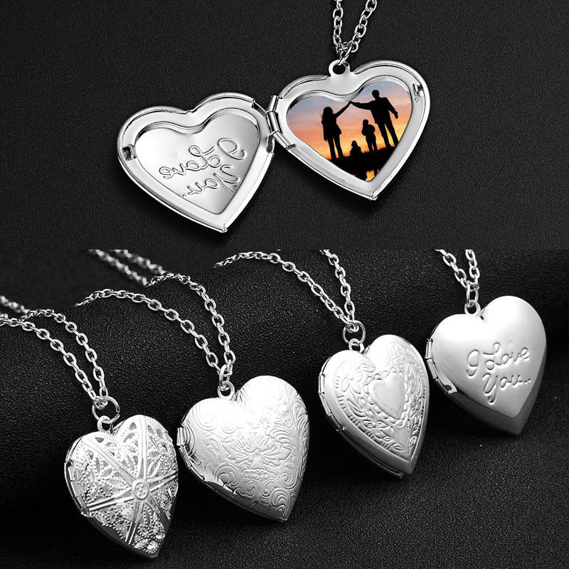 Peris Gems Openable Love Heart Pendant Women&