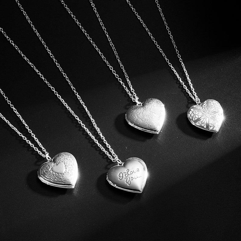 Peris Gems Openable Love Heart Pendant Women&