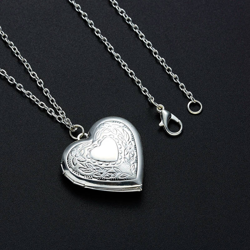 Peris Gems Openable Love Heart Pendant Women&