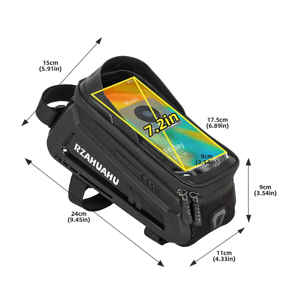Peris Gems P Bicycle Bag Waterproof Touch Screen Cycling Bag Top Frame Tube Bag MTB Road Bike Bag Phone Case Bike Accessories Bicycle Bag Waterproof Touch Screen Cycling Bag Top Frame Tube Bag MTB Road Bike Bag Phone Case Bike Accessories SHEIN Amazon Temu