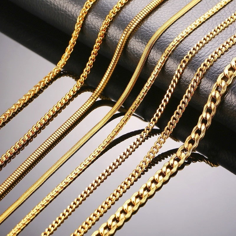 Peris Gems Paima Link Gold Miami Cuban Curb Necklaces Unisex SHEIN Amazon Temu