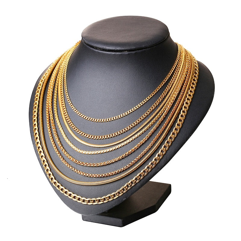 Peris Gems Paima Link Gold Miami Cuban Curb Necklaces Unisex SHEIN Amazon Temu
