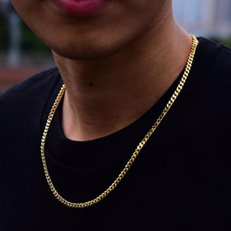 Peris Gems Paima Link Gold Miami Cuban Curb Necklaces Unisex SHEIN Amazon Temu