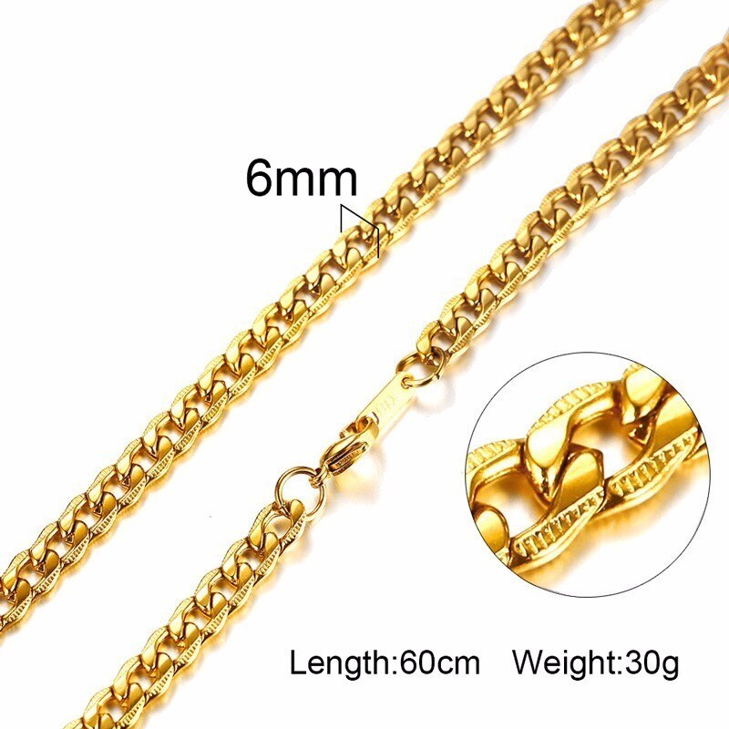 Peris Gems Paima Link Gold Miami Cuban Curb Necklaces Unisex SHEIN Amazon Temu