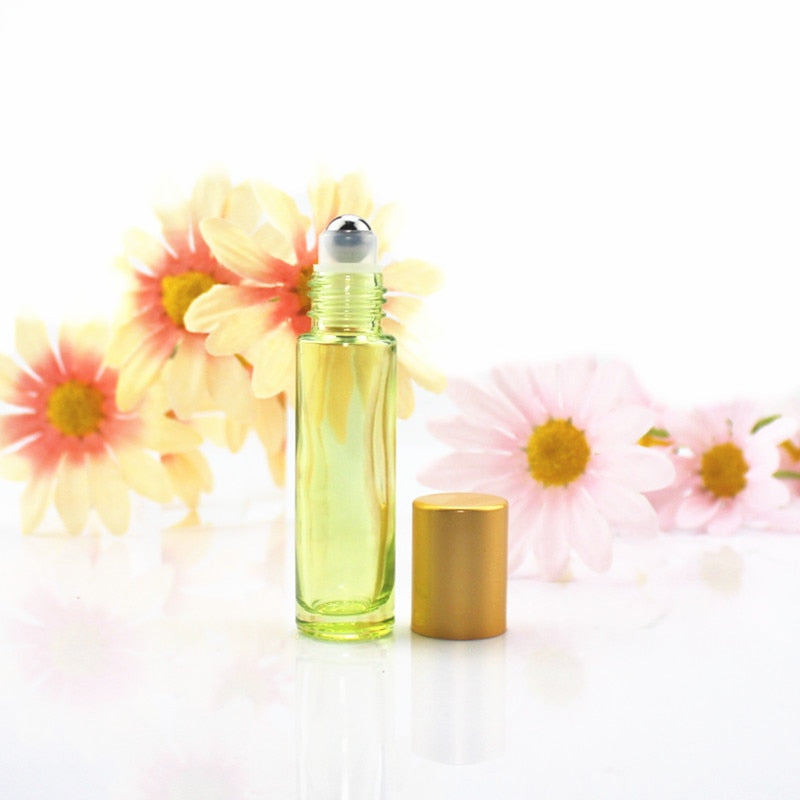 Peris Gems Pearl Green / 10ml Thick 12pc Roll On Empty Oil Perfume Wholesale Bottles SHEIN Amazon Temu