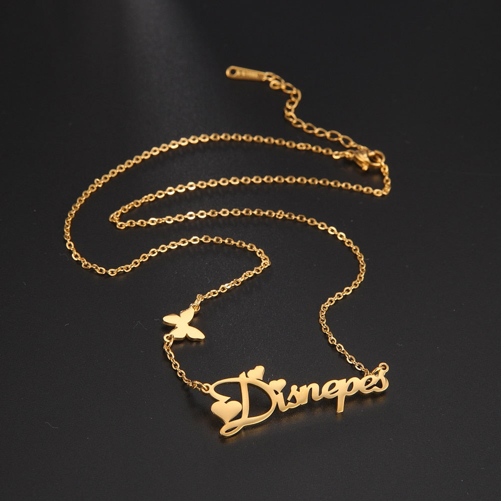 Peris Gems Personalized Custom Name Necklace Butterfly Necklace for Women Personalized Custom Name Necklace Butterfly Necklace Women SHEIN Amazon Temu