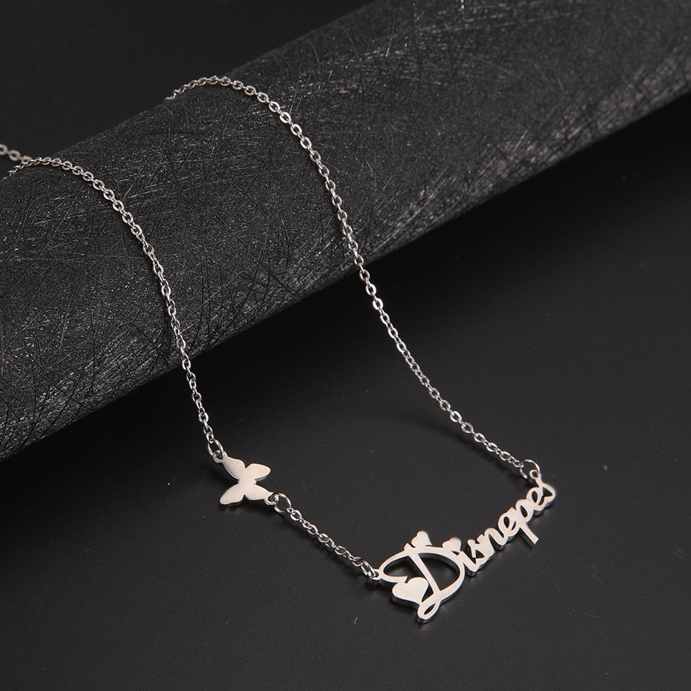 Peris Gems Personalized Custom Name Necklace Butterfly Necklace for Women Personalized Custom Name Necklace Butterfly Necklace Women SHEIN Amazon Temu