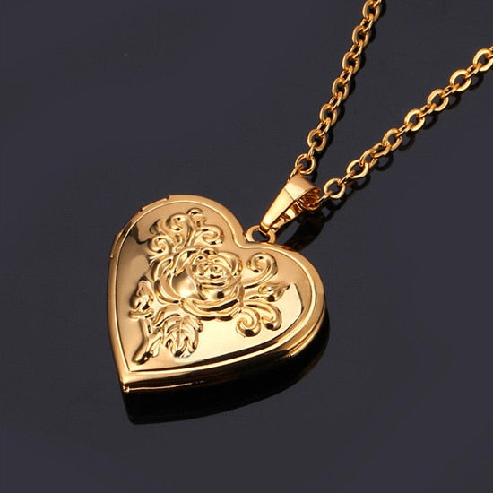 Peris Gems Personalized Heart Photo Necklaces | Gold Heart Necklace SHEIN Amazon Temu